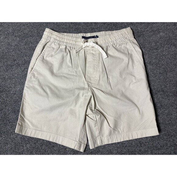 Vineyard Vines Other - Vineyard Vines Chino Shorts Mens XS Beige Canvas 7" Inseam Drawstring Casual